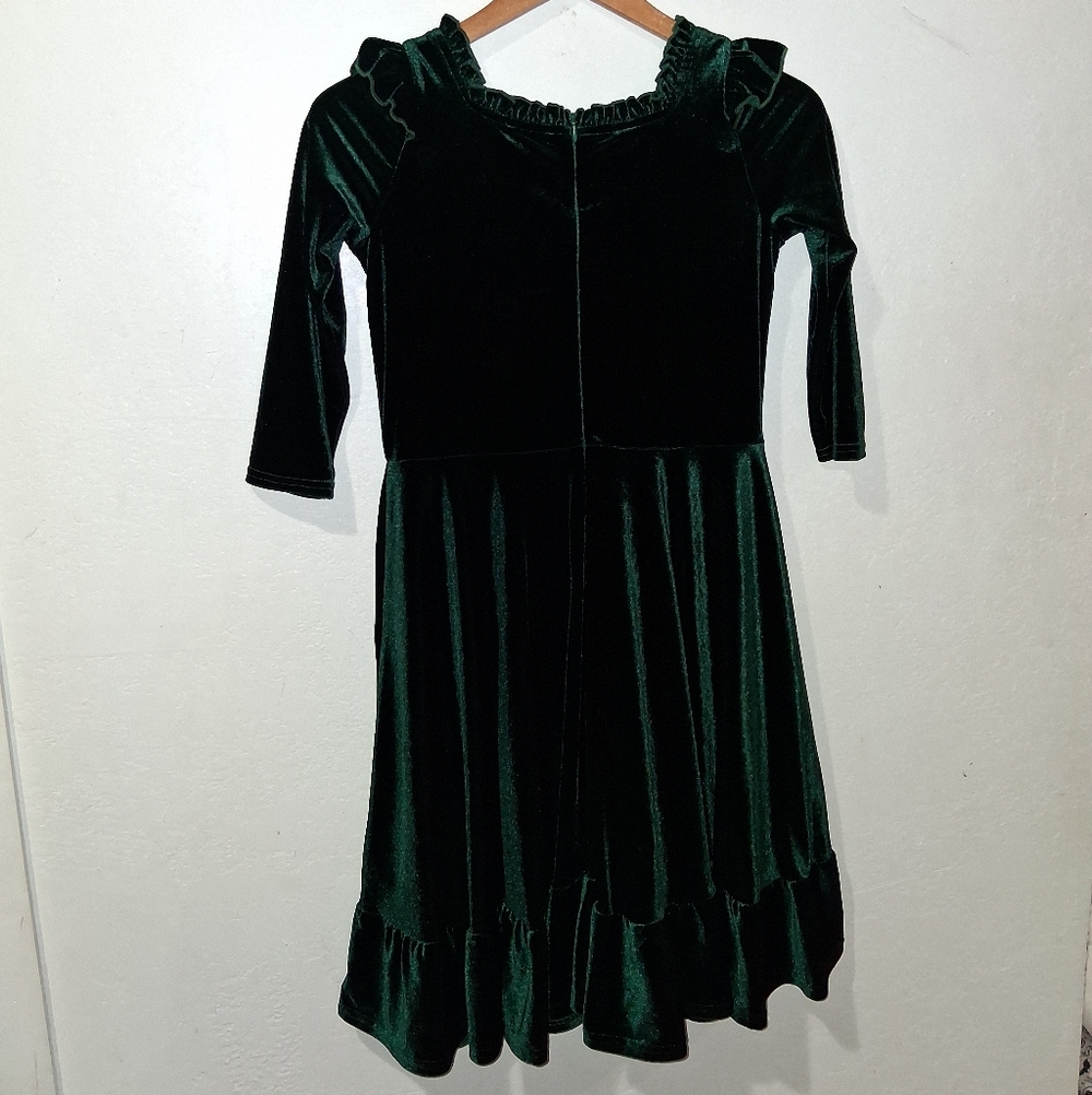 IVY CITY CO Cleopatra Emerald Velvet Dress - Picture 9 of 9